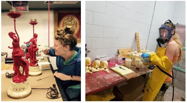 Alumna thrives in the arts at BCS, discovers passion for theatre props